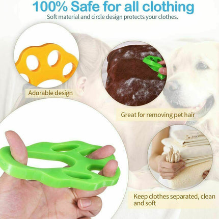 2 Pcs Pet Hair Remover Floating Fur Catcher Laundry Lint Dog CAT Washing Machine 6