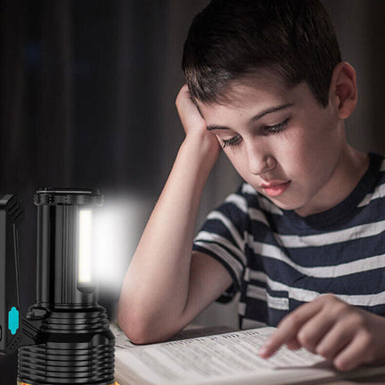 Most Powerful 1200lm LED Flashlight Super Bright Torch Lamp USB Rechargeable 4