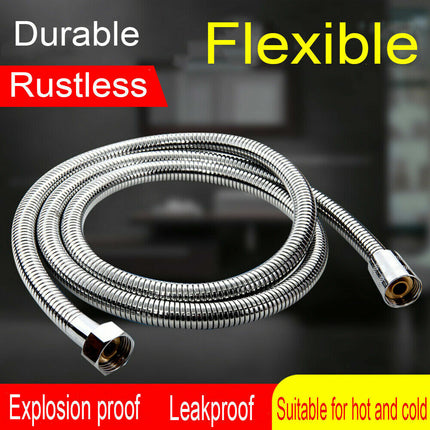3m Shower Head Hose Stainless Steel Bathroom Flexible Tube Replacement Pipe AU 4