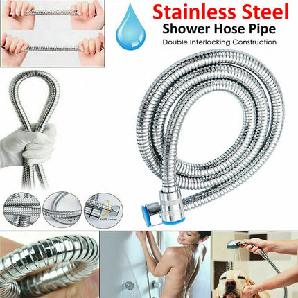 3m Shower Head Hose Stainless Steel Bathroom Flexible Tube Replacement Pipe AU 11