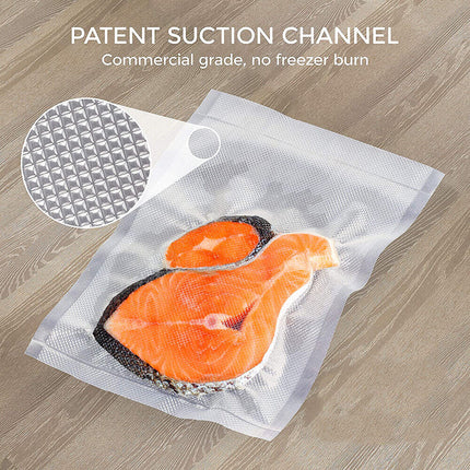 2ROLLS 20CM Vacuum Sealer Bags Rolls Vaccum Food Saver Storage Seal 6M 5