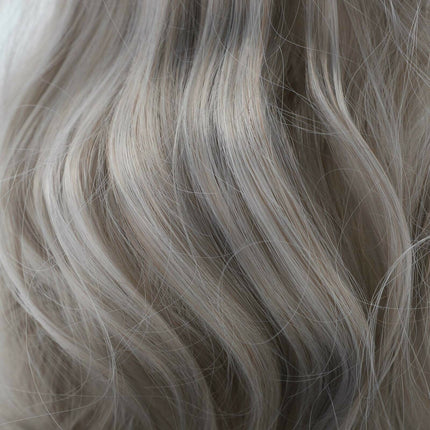 The new  Brown Gold Blonde Long Wavy Wig Synthetic Curly Hair Cosplay Fashion 6