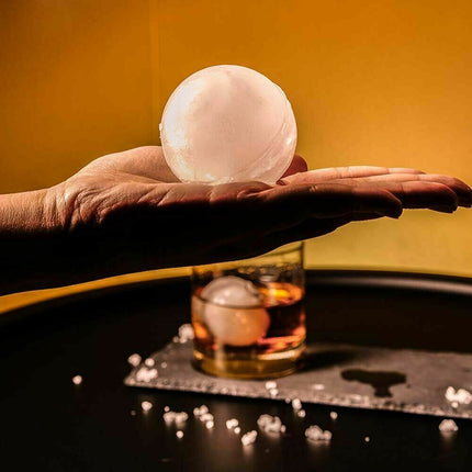 2pcs grey Silicone Ice Ball Mold Sphere Cube Maker Mould Jelly Whiskey Cocktail 3
