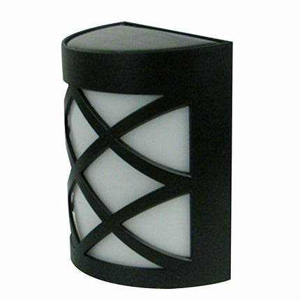 Outdoor Solar Wall Lights Door Garden Step Bright 6 LED Fence Light Path Lamp AU 3