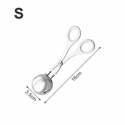 S Meatball Maker Spoon Kitchen Stick Utensil Baller Meat Stainless Steel AU 4