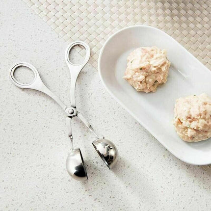 S Meatball Maker Spoon Kitchen Stick Utensil Baller Meat Stainless Steel AU 5