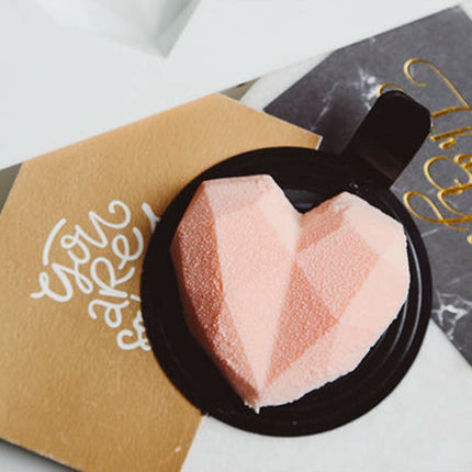 2PCS DIY 3D Fondant Mold Silicone Heart Shape Candy Cake Chocolate Mould Sugar Craft 7
