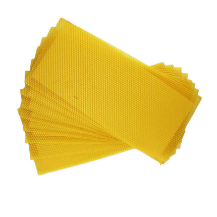 30Pcs Bee Hive Wax Honeycomb Bee Hives Beekeeping Equipment Frames Foundation 5