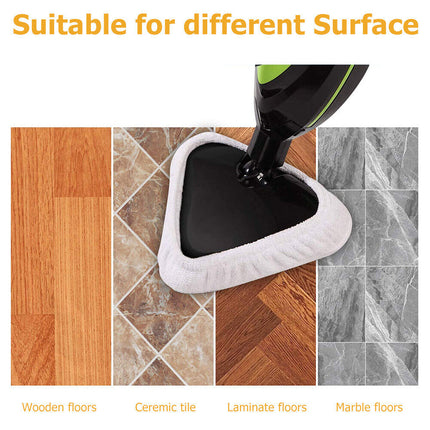 6PCS For H2O H20 Steam Mop Pads Replacement Reusable Washable Cloths Microfiber 5