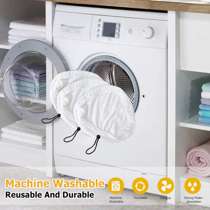 6PCS For H2O H20 Steam Mop Pads Replacement Reusable Washable Cloths Microfiber 8