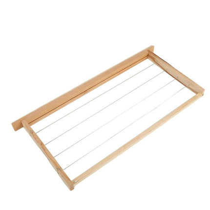 10x Wire Beehive Frame Assembled Wood Steel Unwaxed Deep Hive Frames Beekeeping 4