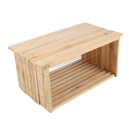 10x Wire Beehive Frame Assembled Wood Steel Unwaxed Deep Hive Frames Beekeeping 7