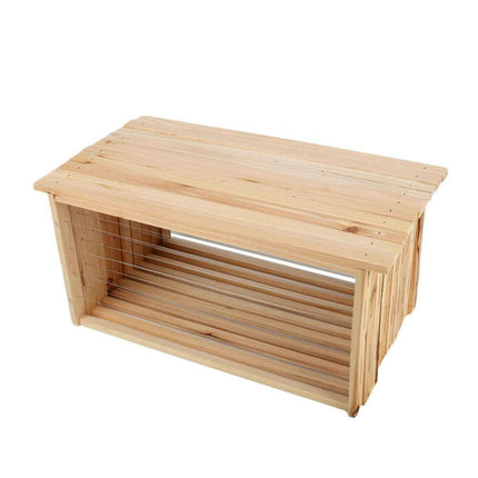 10x Wire Beehive Frame Assembled Wood Steel Unwaxed Deep Hive Frames Beekeeping 8