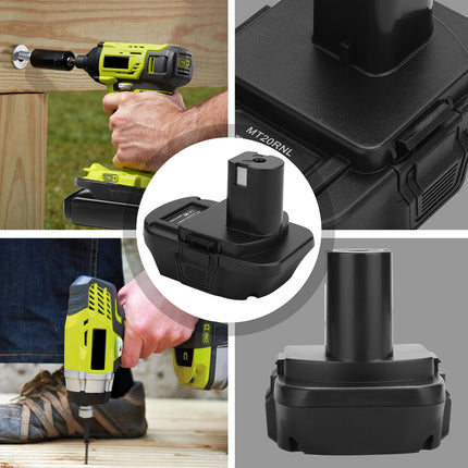 Battery Adapter MT20RNL for Makita Li-ion Batteries Convert to Ryobi 18V Tools 4