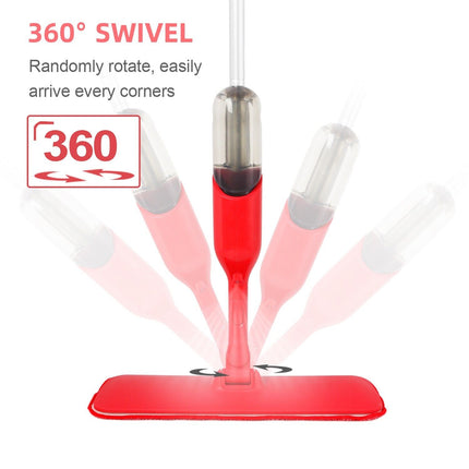 Spray Flat Mop Microfiber Pads Floor/Tile Kitchen Bathroom Living room Cleaning 2