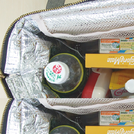 Insulated Thermal Cooler Lunch Bag Portable Picnic Storage Bag Pouch 22*14*25cm 4