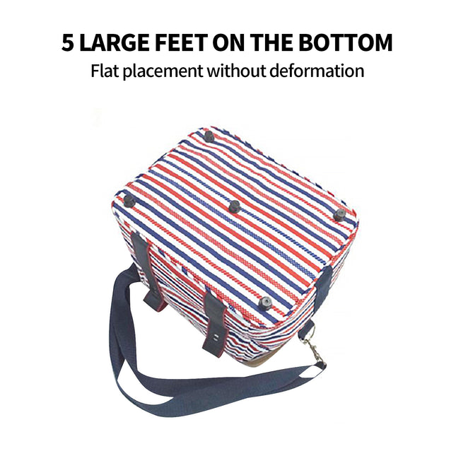 Red Insulated Picnic Bag Thermal Cooler Portable Lunch Food Tote Carry Storage Bag 2