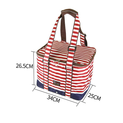 Red Insulated Picnic Bag Thermal Cooler Portable Lunch Food Tote Carry Storage Bag 3