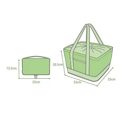 Large Supermarket Shopping Bag Eco Grocery Shoulder Bag Tote Foldable Reusable 7