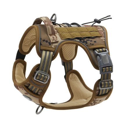 Dog Harness Tactical No Pull Adjustable Pet Military Working Training Vest S 5