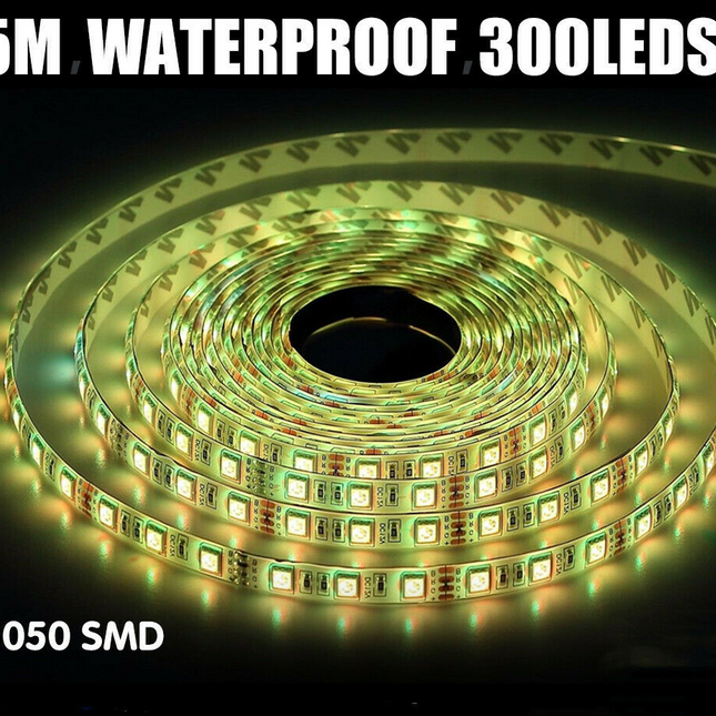 5V RGB LED Strip Lights IP65 Waterproof 5050 5M 10M 20M 300 LEDs USB Bluetooth 2