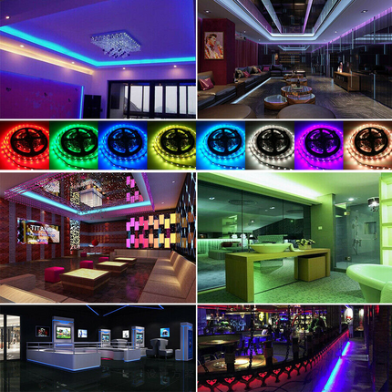 5V RGB LED Strip Lights IP65 Waterproof 5050 5M 10M 20M 300 LEDs USB Bluetooth 4