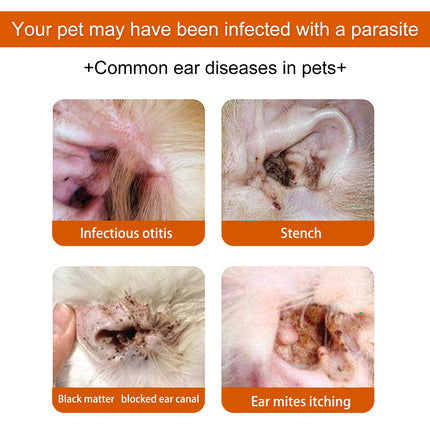 Yegbong Pet Ear Wipes, Pet Ear Cleaning Deodorizing Removing Mite And Earwax Cleaning Wipes 9