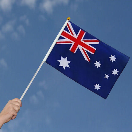 Small Waver Hand Held Aussie Flags Party Supplies Banner AU 8pcs Australia Flag 2