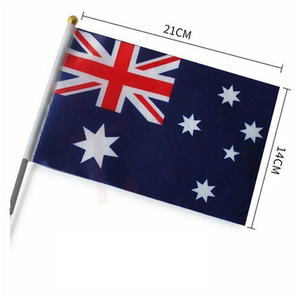 Small Waver Hand Held Aussie Flags Party Supplies Banner AU 8pcs Australia Flag 5