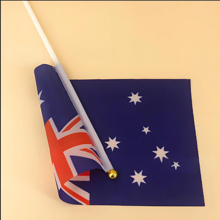 Small Waver Hand Held Aussie Flags Party Supplies Banner AU 8pcs Australia Flag 6