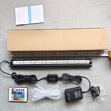38cm LED Aquarium Lights Submersible Air Bubble RGB Light for Fish Tank Underwater 2