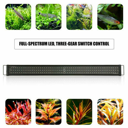 30cm Aquarium Light Lighting Full Spectrum Aqua Plant Fish Tank Bar LED Lamp 6