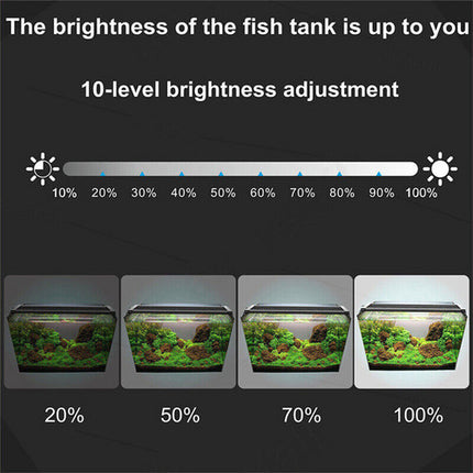 LED Light 40cm Full Spectrum Aquarium Lighting Aqua Plant Fish Tank Lamp 15W 4