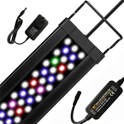 LED Light 40cm Full Spectrum Aquarium Lighting Aqua Plant Fish Tank Lamp 15W 9