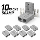 X-BULL 10 x 50A Anderson Style Plug Copper Connectors Terminals Pack Caravan Trailer Solar