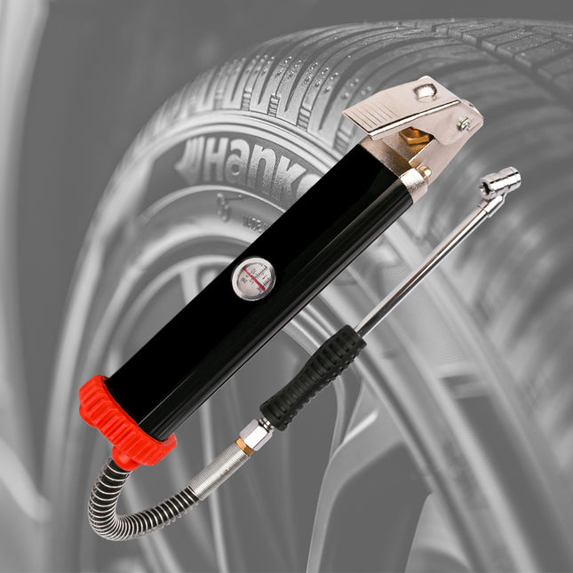 X-BULL Tyre Inflator with Pressure Gauge Heavy Duty Aluminium Die Cast Body 160PSI 2
