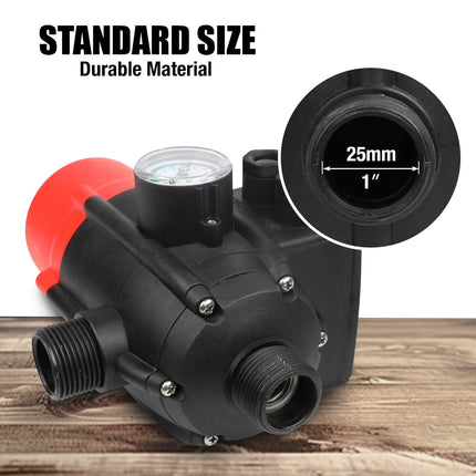 ETOSHA Water Pressure Pump Controller Auto Switch Control Electric BLACK 6