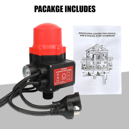 ETOSHA Water Pressure Pump Controller Auto Switch Control Electric BLACK 9