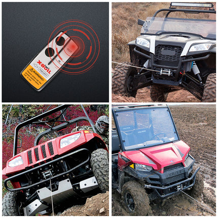 X-BULL 2x Wireless Winch Remote Control 12 Volt 150ft Handset Switch 4wd 5