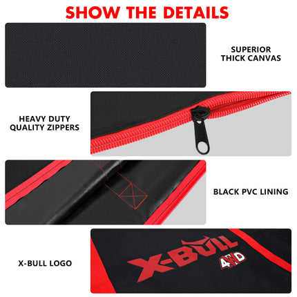 X-BULL Recovery tracks Carry Bag 4x4 Extraction Tred Bag Black 4