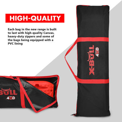 X-BULL Recovery tracks Carry Bag 4x4 Extraction Tred Bag Black 7