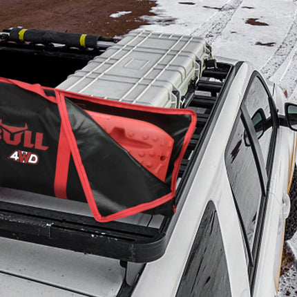 X-BULL Recovery tracks Carry Bag 4x4 Extraction Tred Bag Black 9