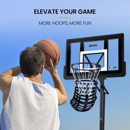 DR. DUNK Basketball Return System, with 360 Degree Universal Attachment 4