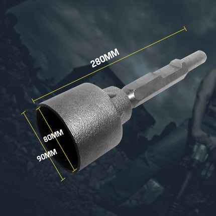 BAUMR-AG Jack Hammer Star Picket Stake Post Driver Chisel Jackhammer Bit 6