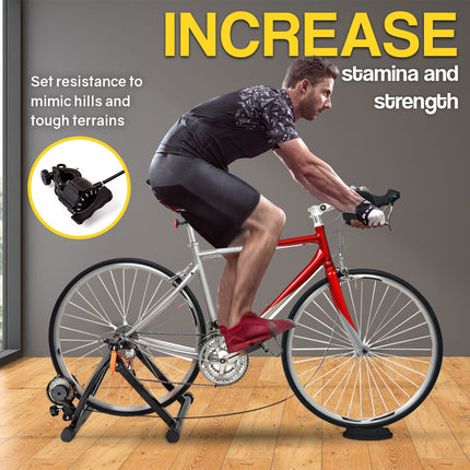 PROFLEX Indoor Bicycle Trainer - Bike Cycling Stationary Magnetic Stand Training 2