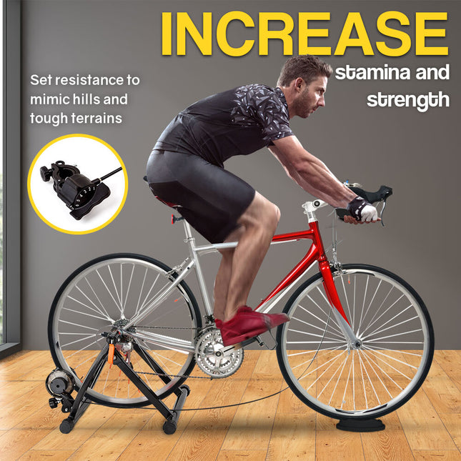 PROFLEX Indoor Bicycle Trainer - Bike Cycling Stationary Magnetic Stand Training 2