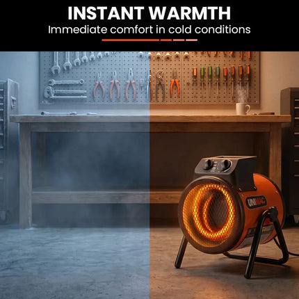 UNIMAC 3kW Electric Space Heater 15A 3