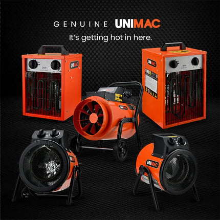 UNIMAC 3kW Electric Space Heater 15A 9