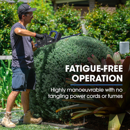 POWERBLADE HH4 20V Cordless Electric Hedge Trimmer Kit, with Lithium Battery and Fast Charger 4