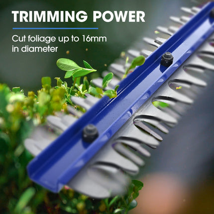 POWERBLADE HH4 20V Cordless Electric Hedge Trimmer Kit, with Lithium Battery and Fast Charger 7